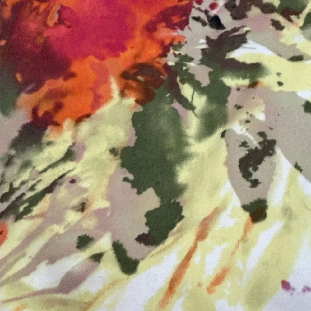 JCrew The Pencil Skirt Floral A-Line Skirt Size 8 - Picture 3 of 6